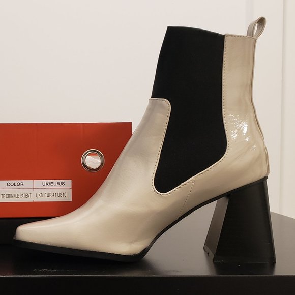 Raid Off-white Ankle Boots - Picture 4 of 6